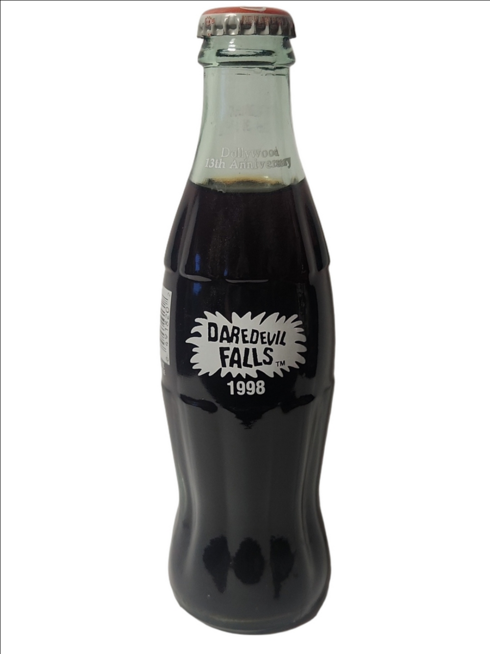 Dollywood 13 Anniversary 1998 Soda Bottle - Collectible Dare Devil Falls 1998